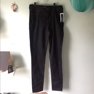 Dark Wash High Rise Rockstar Jeans