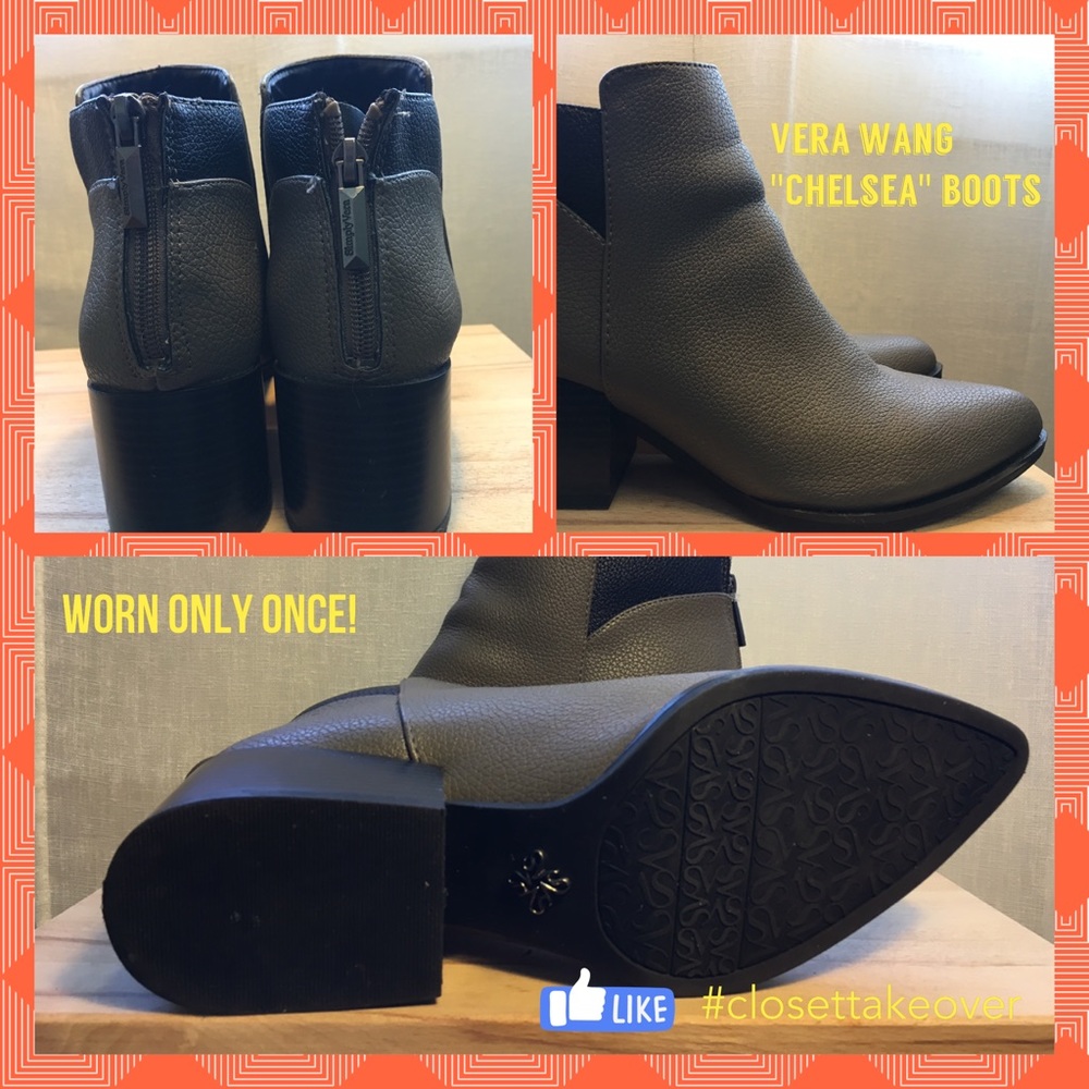 Vera Wang Chelsea Boots worn only once 2 c Beyoncé