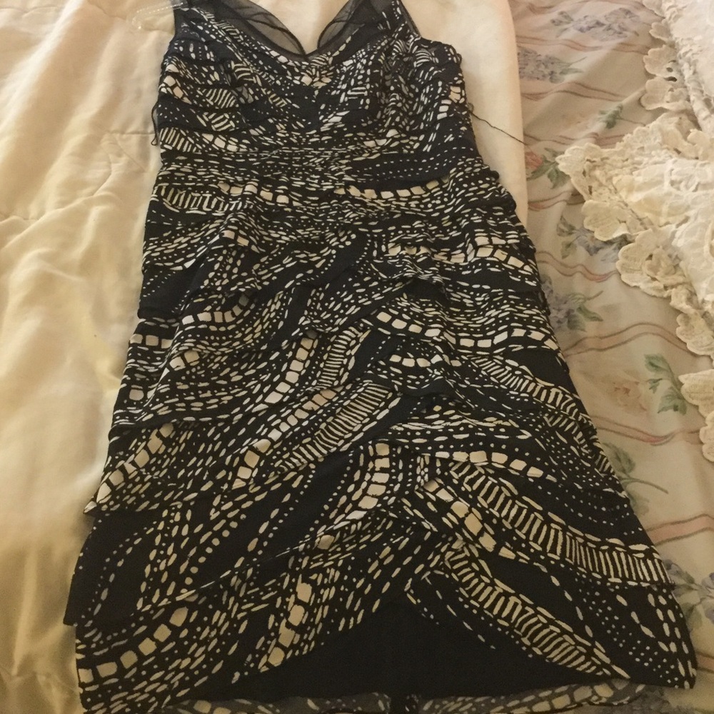 Black and white dress