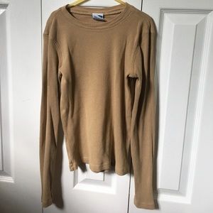 ribbed plain long sleeve