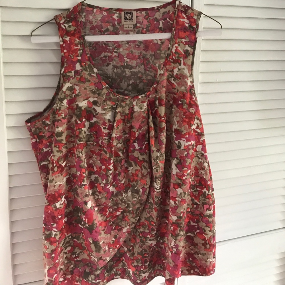 Ann Klein sleeveless blouse