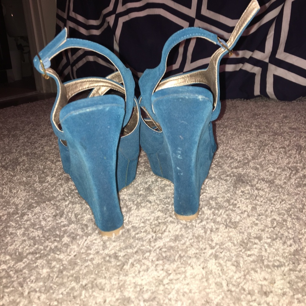 Blue Wedges - Picture 3 of 3
