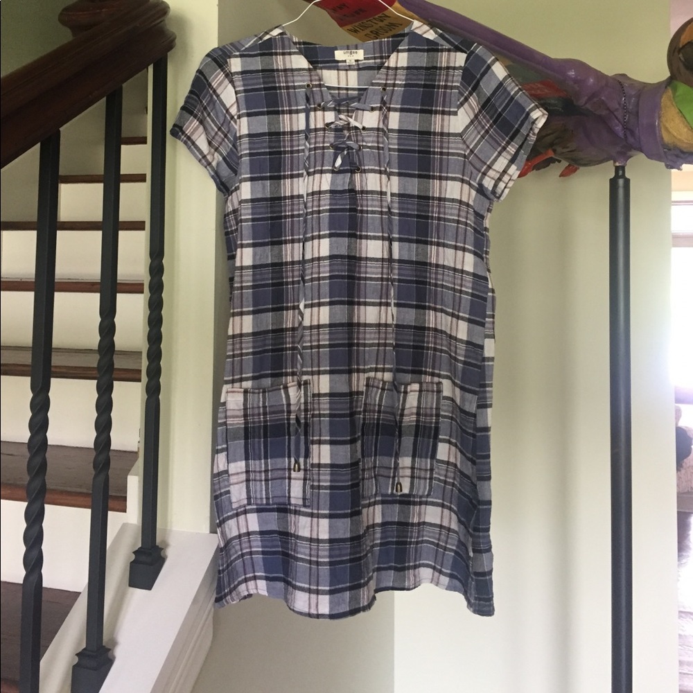 Umgee plaid dress