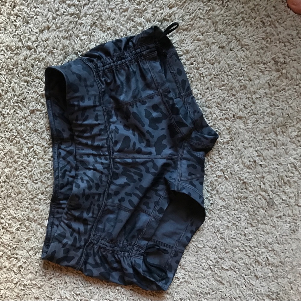 Grey and black cheetah print lulu spandex