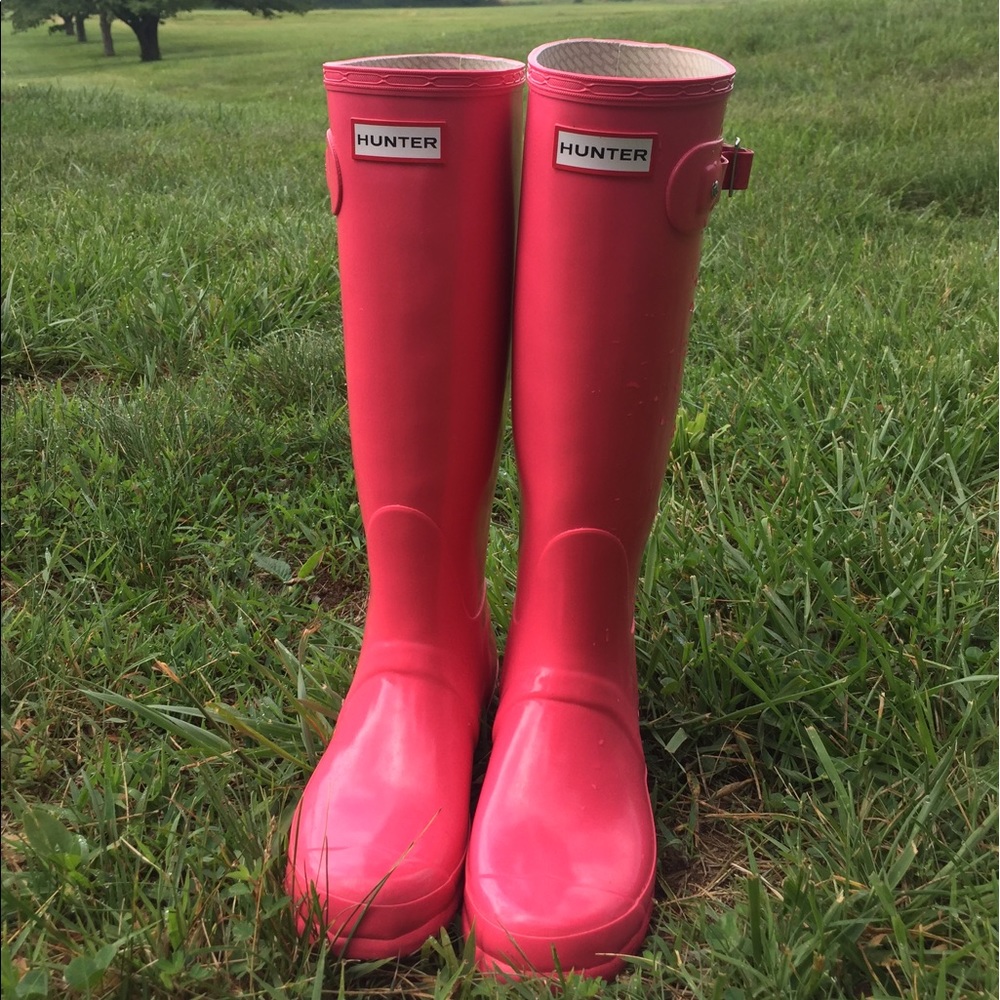 Pink Hunter Boots 38 EU