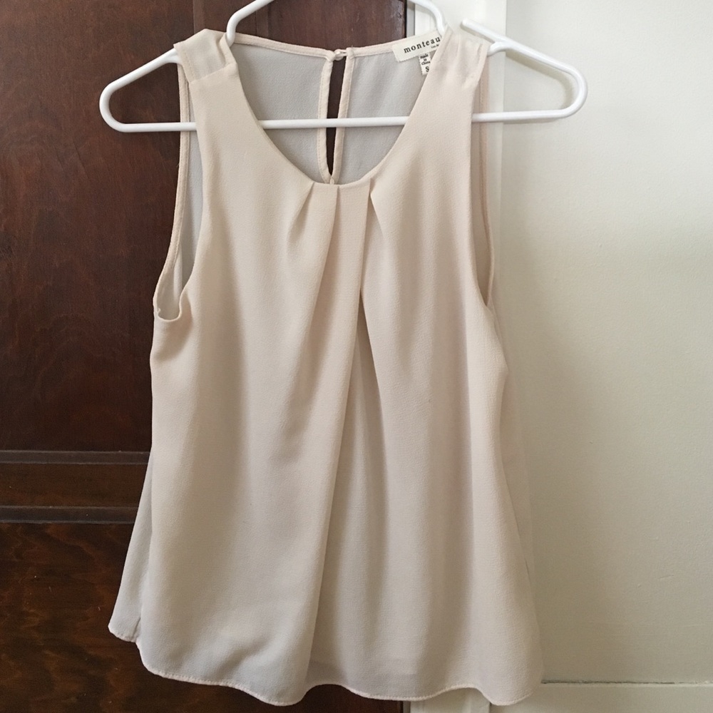 Cream Dress Tank