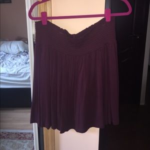 Maroon skater skirt