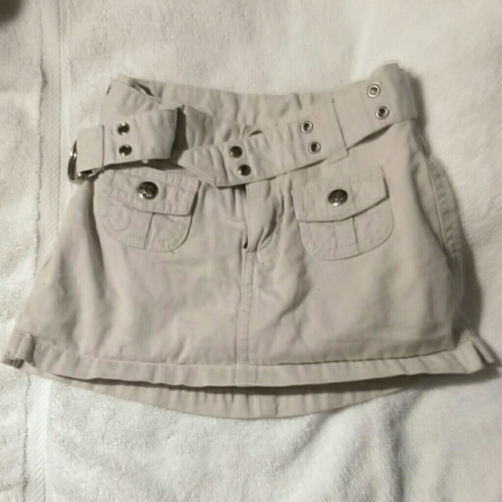 Girls belted skort