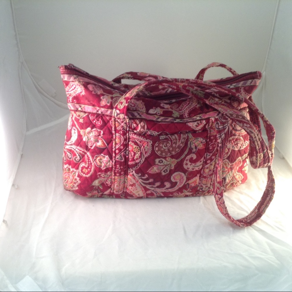 Pink and Red Bag