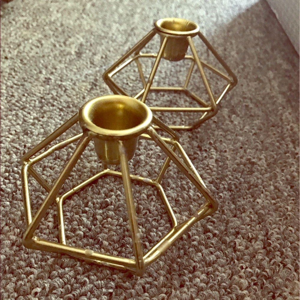 Rustic candle holders