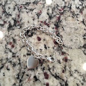 Tiffany & Company Sterling Silver Heart Bracelet