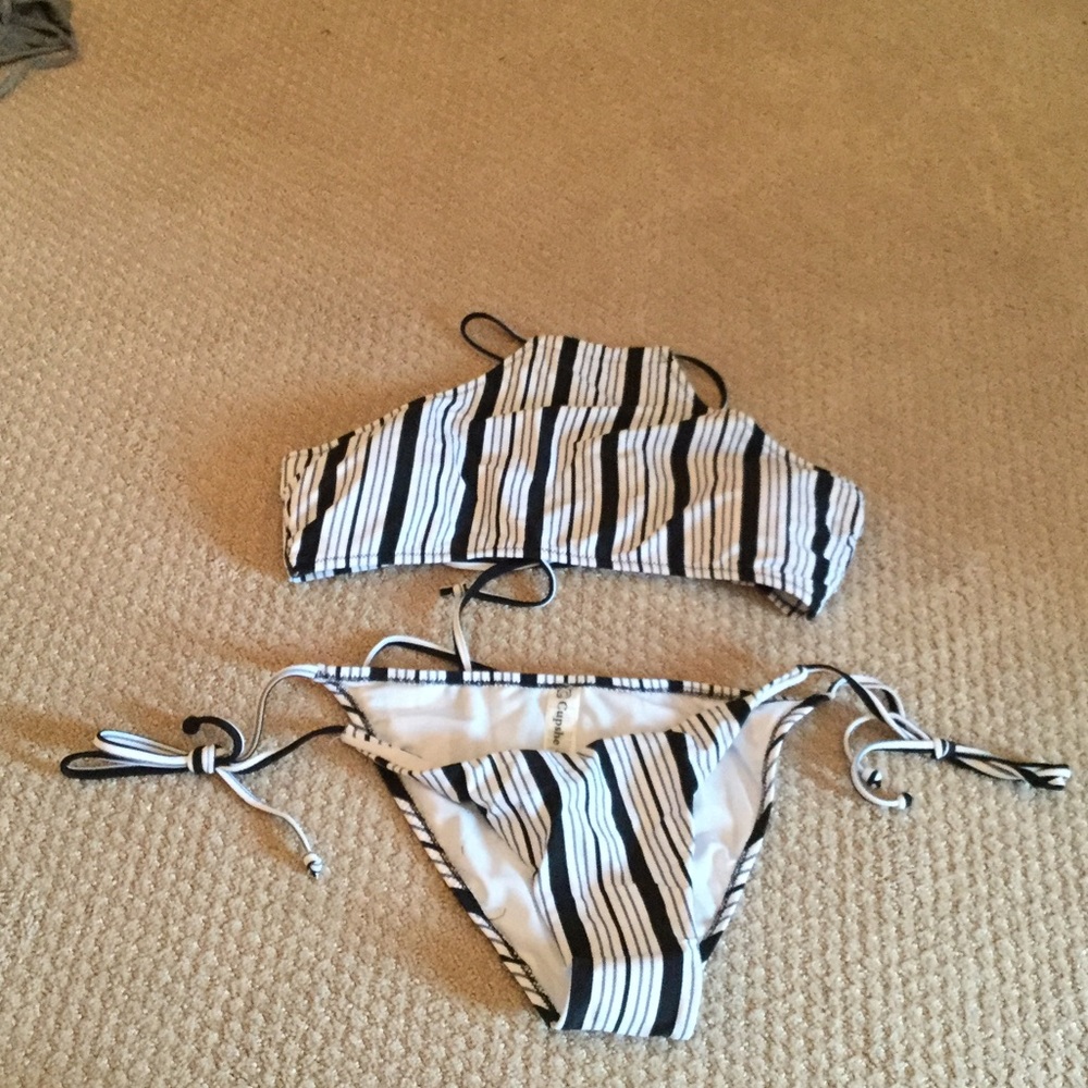 Cute Striped Bathing Suit
