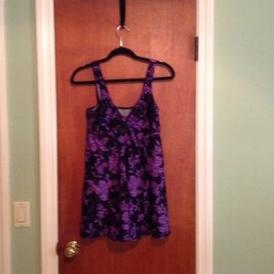 Womens plus size one piece bathing suit.