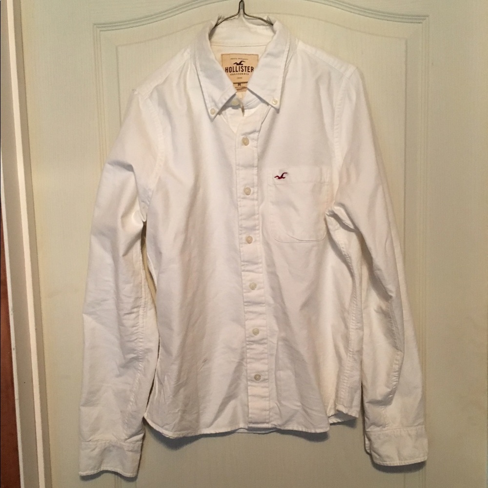 Men's Hollister White Dress shirt