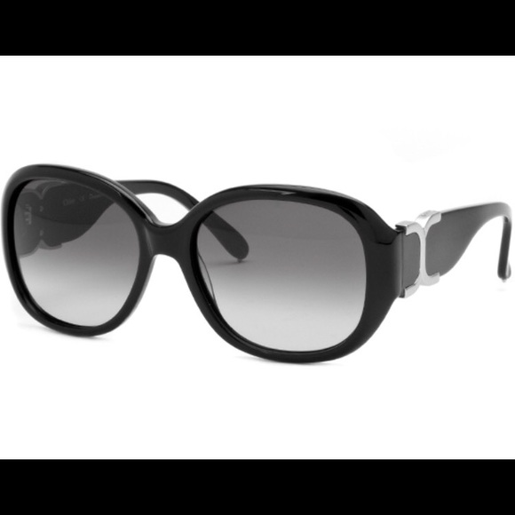 Chloe sunglasses cl2240 black and silver new main image 5