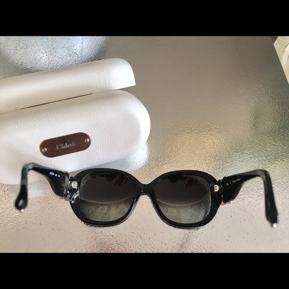 Chloe sunglasses cl2240 black and silver new