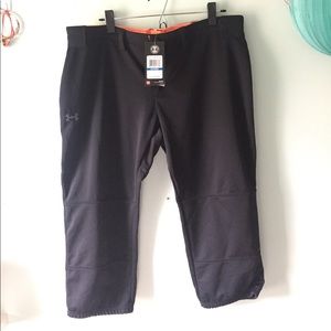 Under AmourBlack Softball Pants