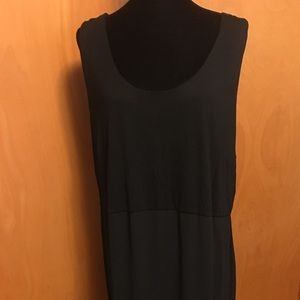 Simply Stunning Tank Dress with Chiffon Overlay