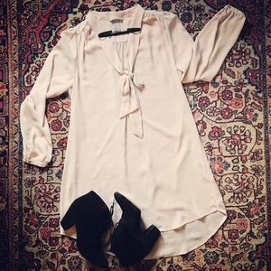 Pale Pink Chiffon Dress