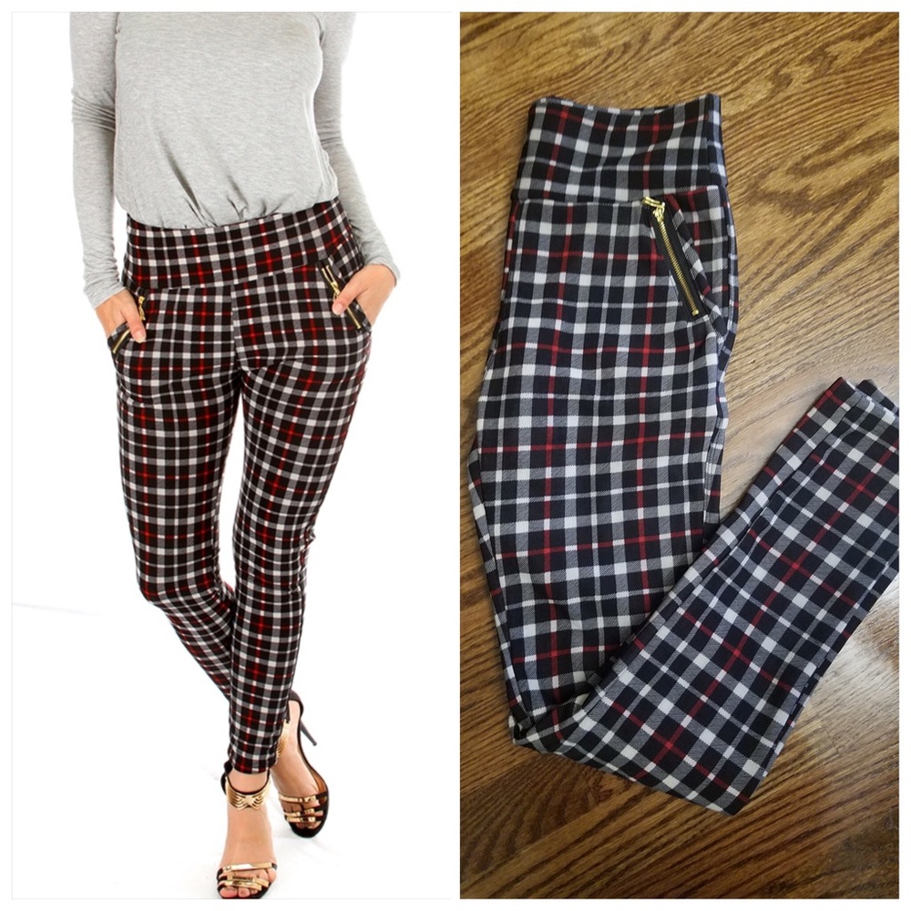 🚨MUST GO🚨Plaid leggings