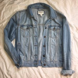 Forever21 light wash denim jacket