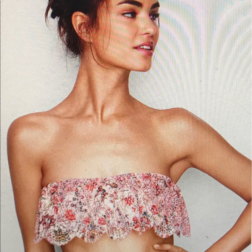 Lace Floral Bandeau