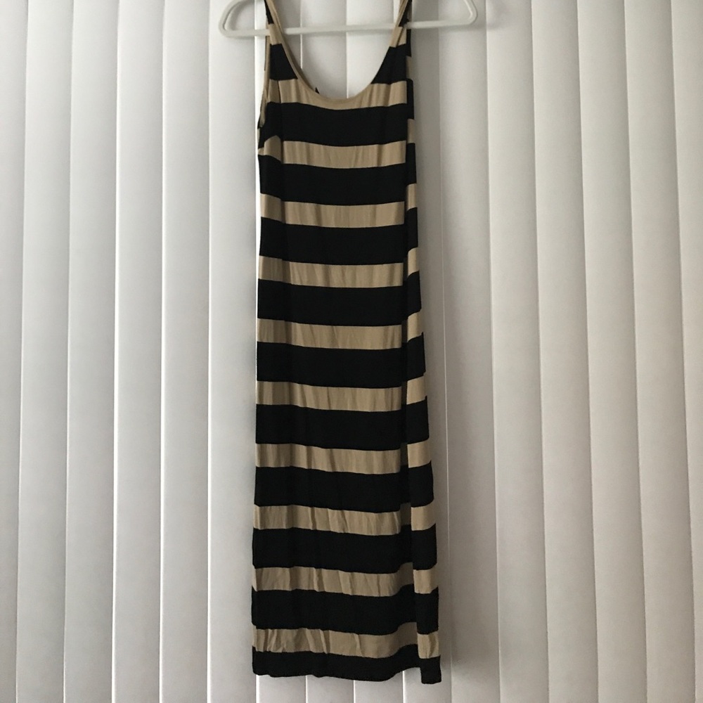 Bebe Black & Tan Dress