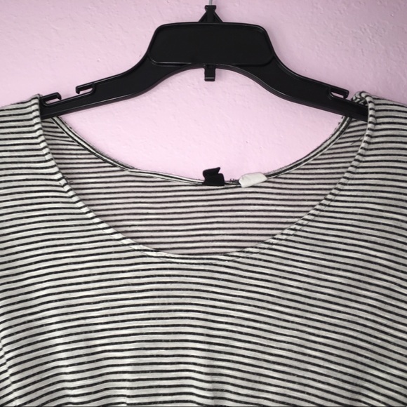 Black and white striped romper - Picture 3 of 4