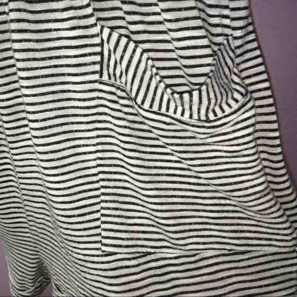 Black and white striped romper - Picture 4 of 4