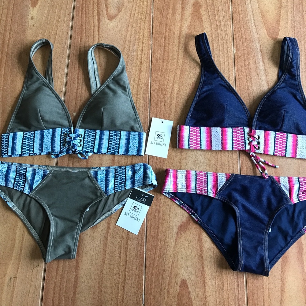 FLASH SALE- Rip Curl High Desert Halter & Hipster - Picture 1 of 8