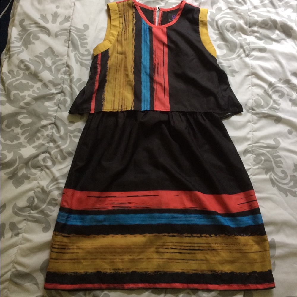 🧡💙❤️🖤Plains&Prints stripes steal the show