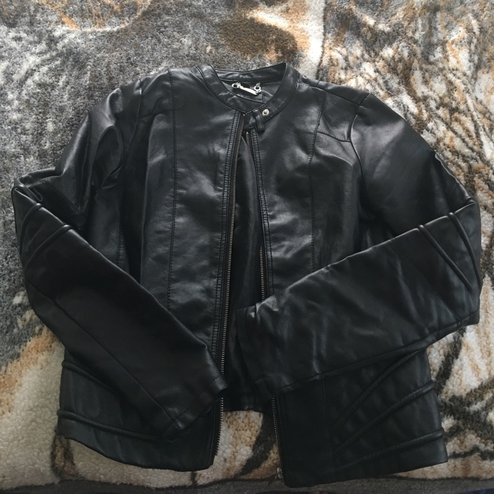Leather jacket