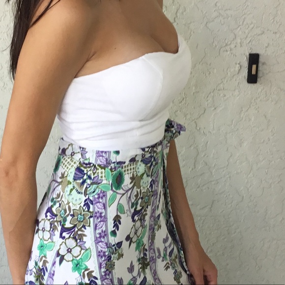 Border Print Dress Last Small - Picture 4 of 5