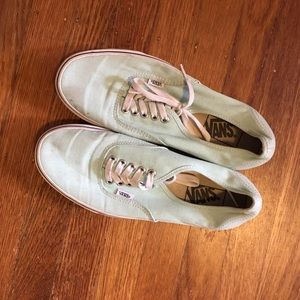 Light green Vans