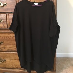 LulaRoe black Irma-size medium EUC.