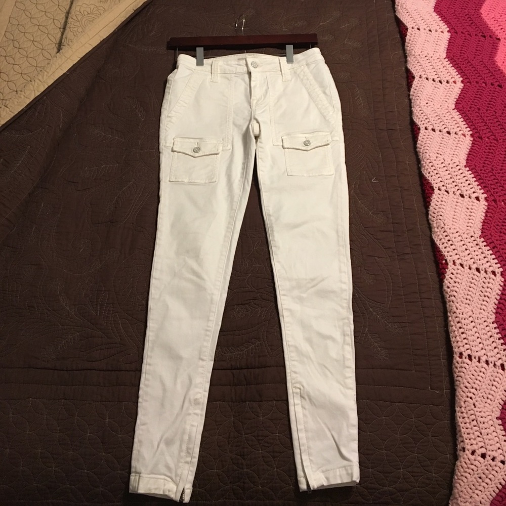 Joie So-real skinny white jeans