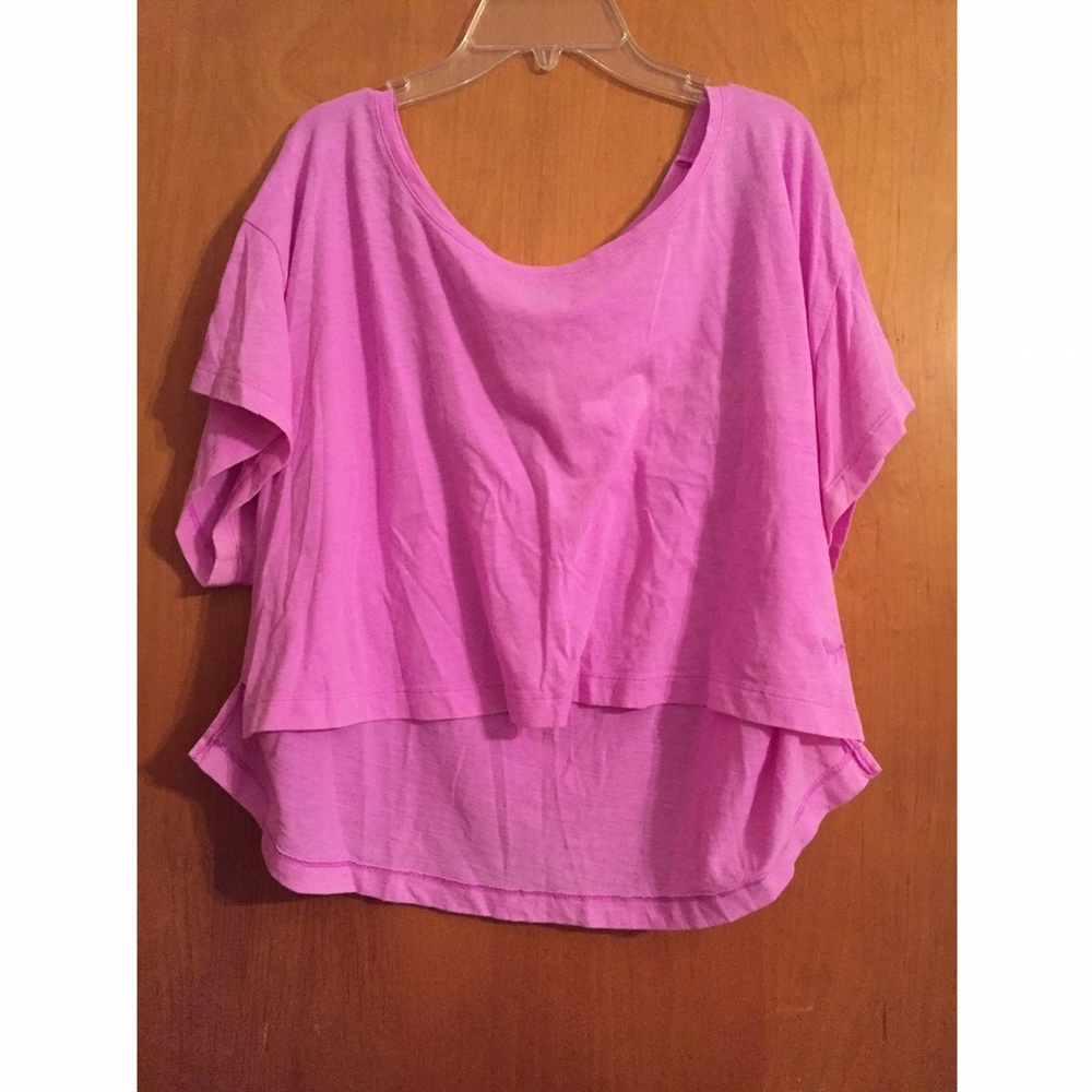 Light purple/ pinkish loose crop top
