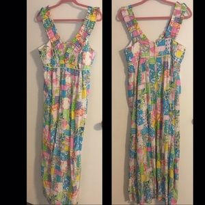 Lilly Pulitzer Margherita Maxi Dress Multi Loco 8