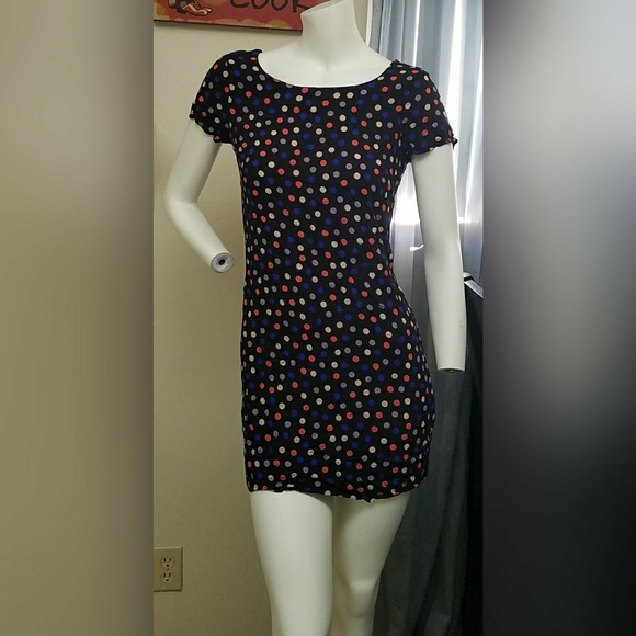 (Sold) Splendid polka dot shift dress - Picture 2 of 4