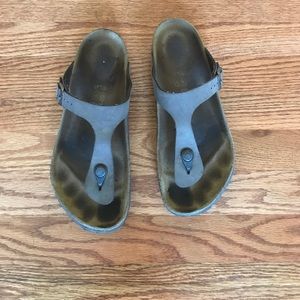 Light brown Birkenstock sandals