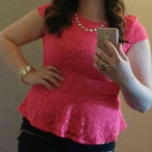 Victoria's Secret ruffle lace top