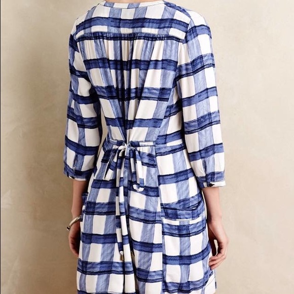 ❌SOLD❌ Maeve Devery Plaid Dress Anthropologie S - Picture 3 of 3