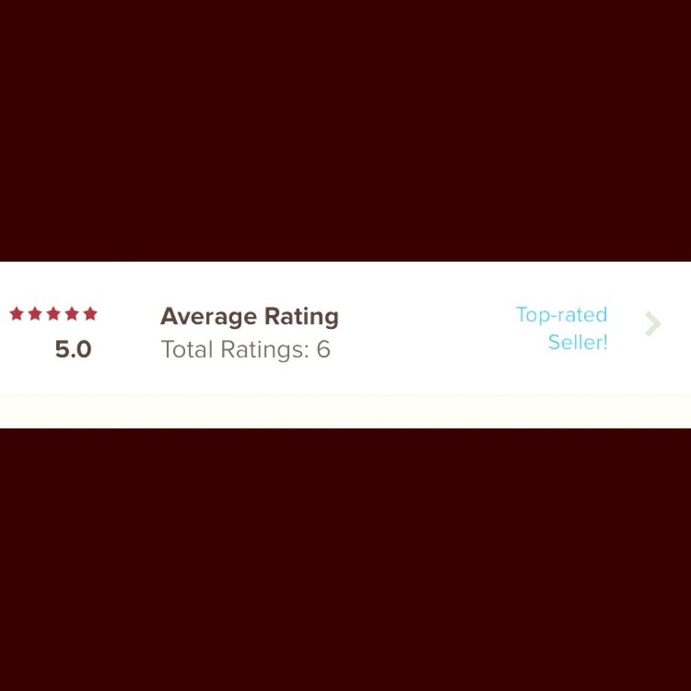 Top rated seller 🙌🏻