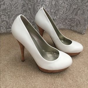 White pumps