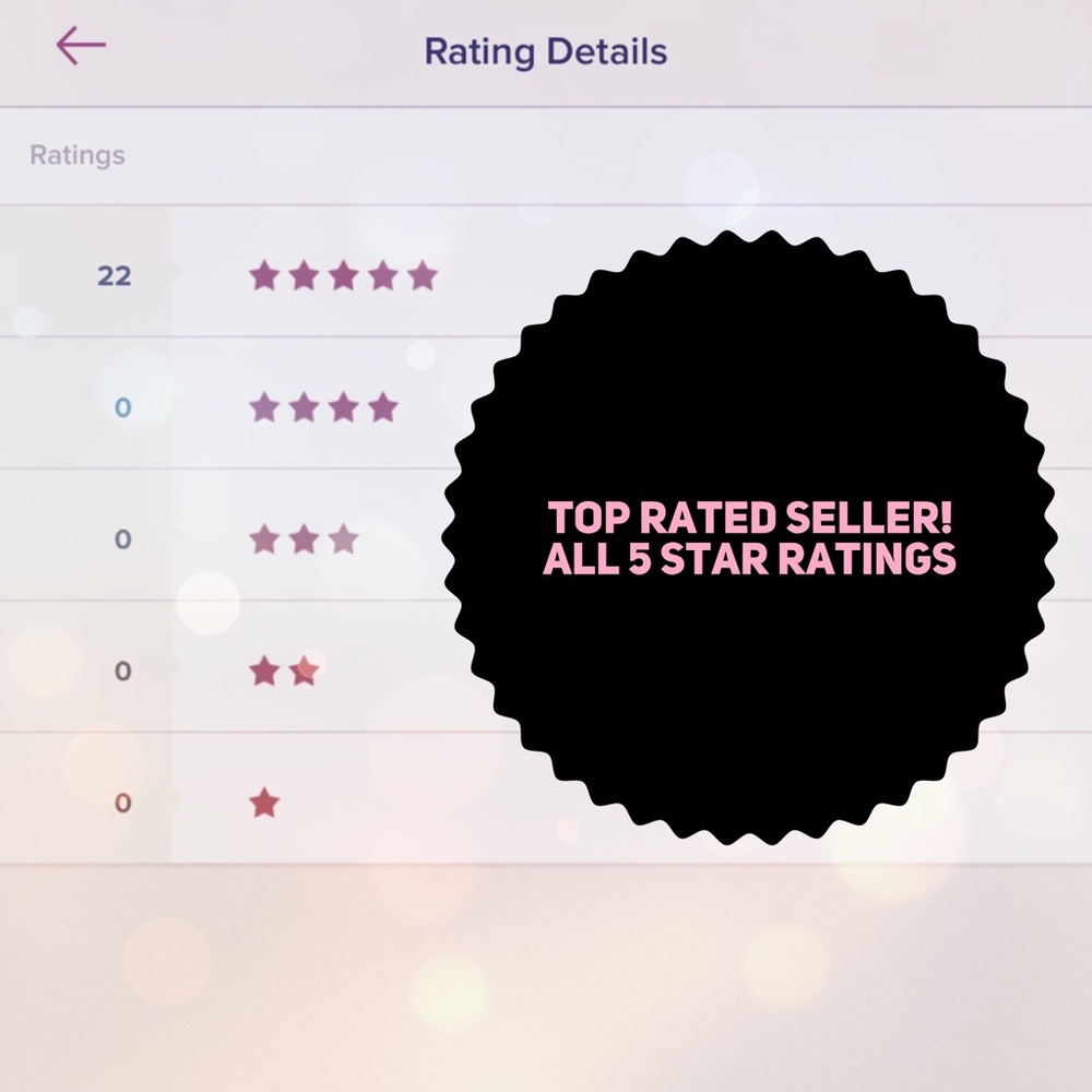 Top rated seller! 😊✨