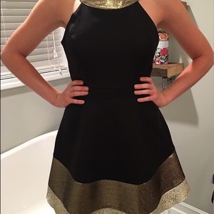 New Karlie Black and Gold Dress! Size L