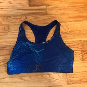 Blue Nike Sports Bra