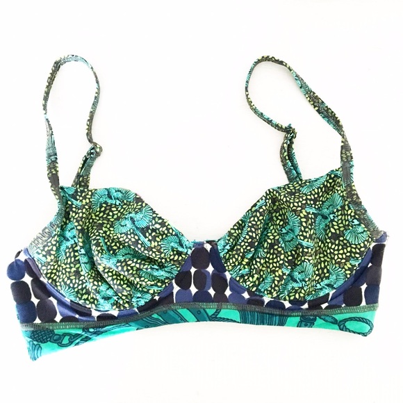 Other - Bird & Horses Reversible Swimsuit Bikini Top