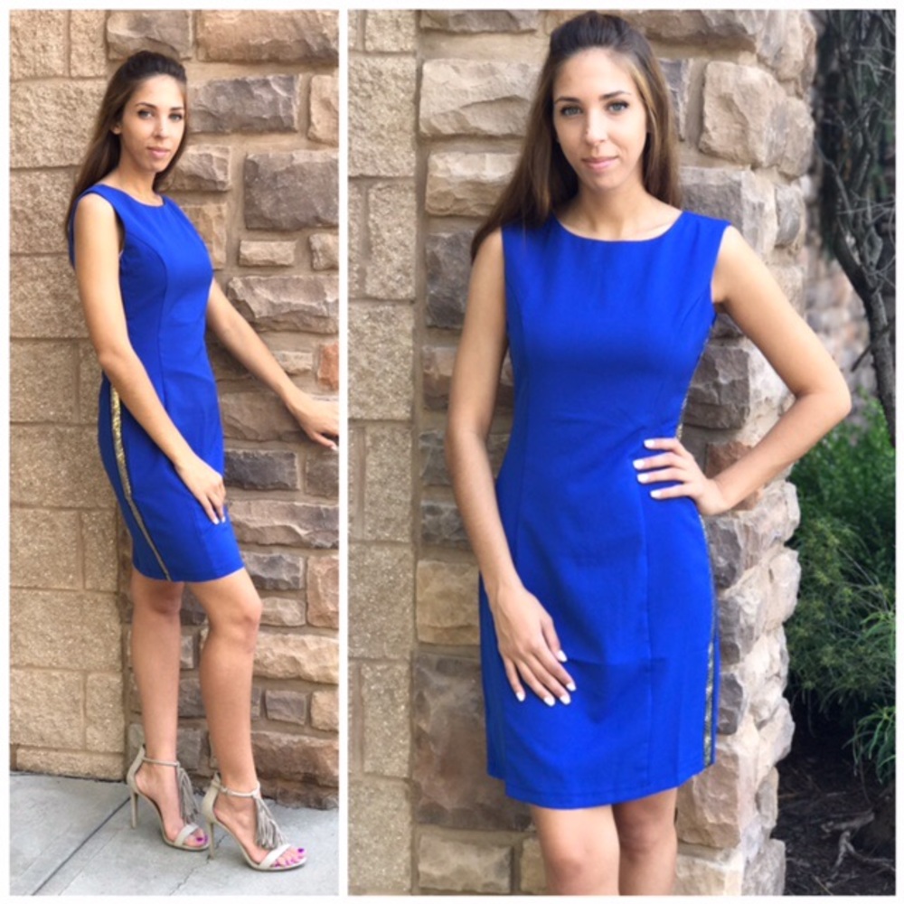 Royal Blue Slip Dress