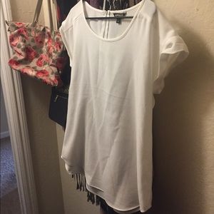 White Express top shirt size M but fits like L
